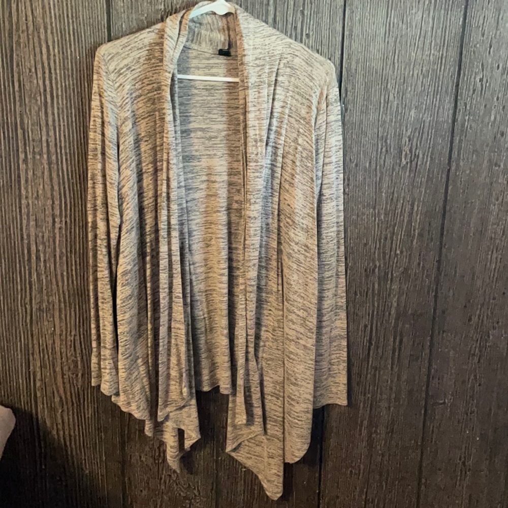 Heather tan ish / black Cardigan